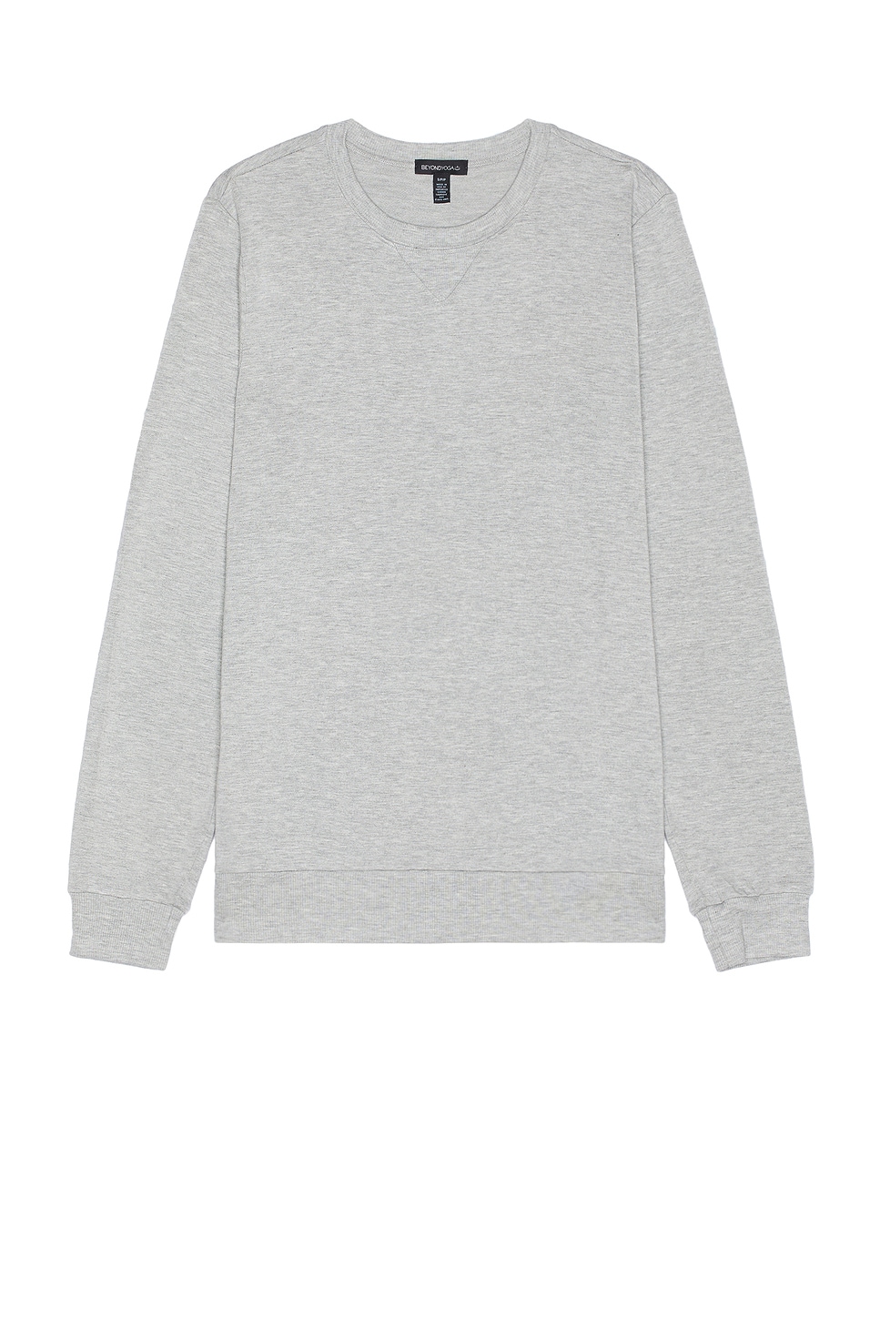 Image 1 of Beyond Yoga Always Beyond Pullover Crew in Light Grey Heather
