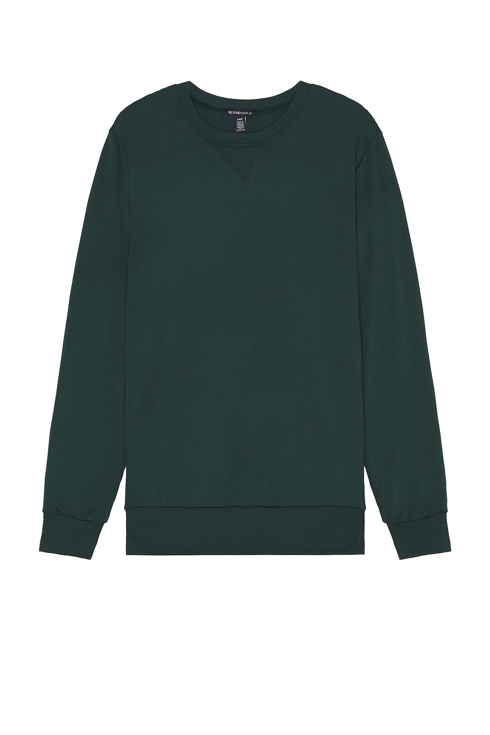 Image 1 of Beyond Yoga Always Beyond Pullover Crew in Dark Spruce Green