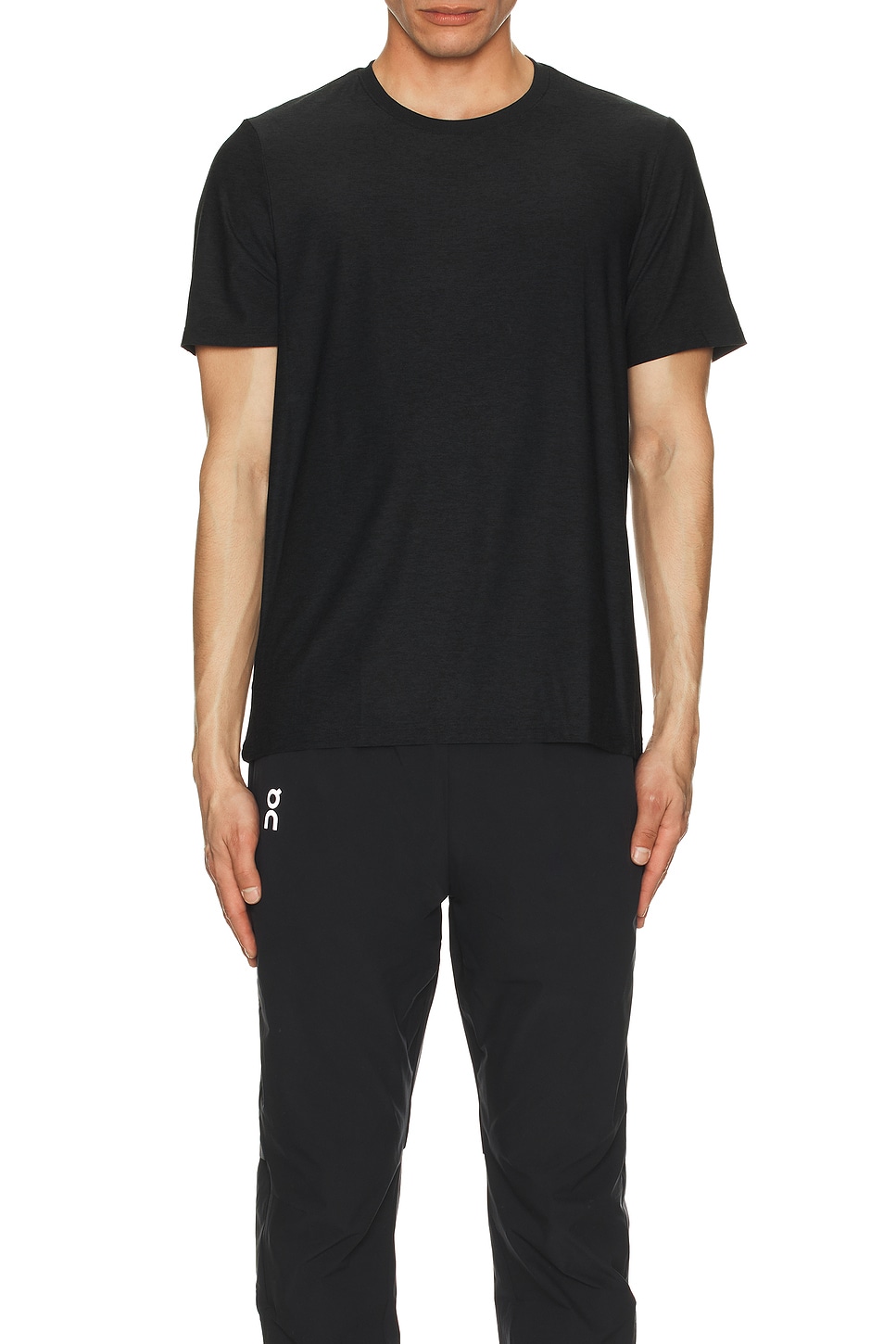 Image 1 of Beyond Yoga Always Beyond Crew Tee 2.0 in Darkest Night