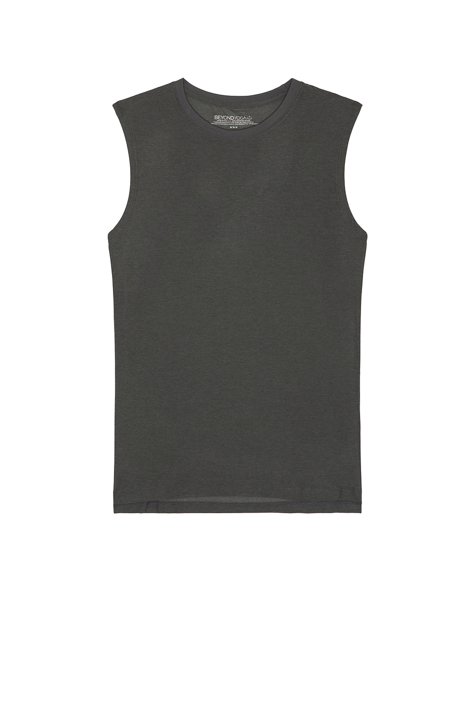 Image 1 of Beyond Yoga Featherweight Freeflo Muscle Tank in True Grey Heather