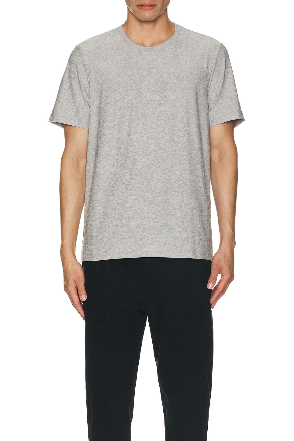 Image 1 of Beyond Yoga Always Beyond Crew Tee in Silver Mist