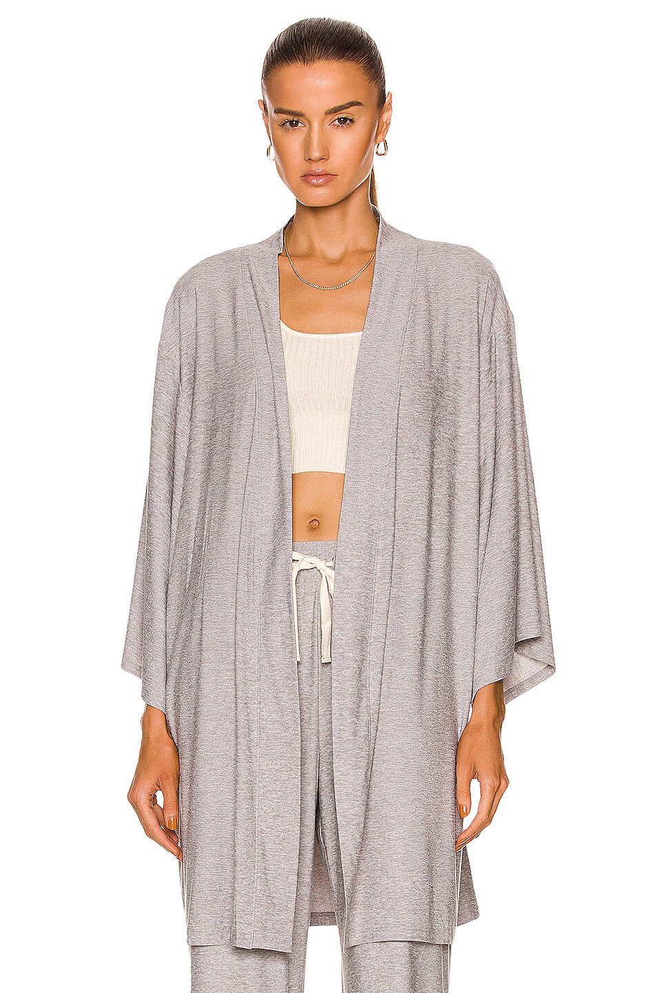 Image 1 of Beyond Yoga Comfort Queen Sleep Robe in Silver Mist