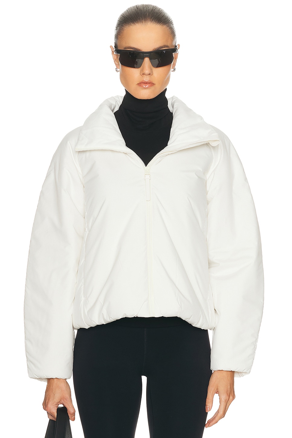 Image 1 of Beyond Yoga Warm Up Puffer Jacket in Glacier