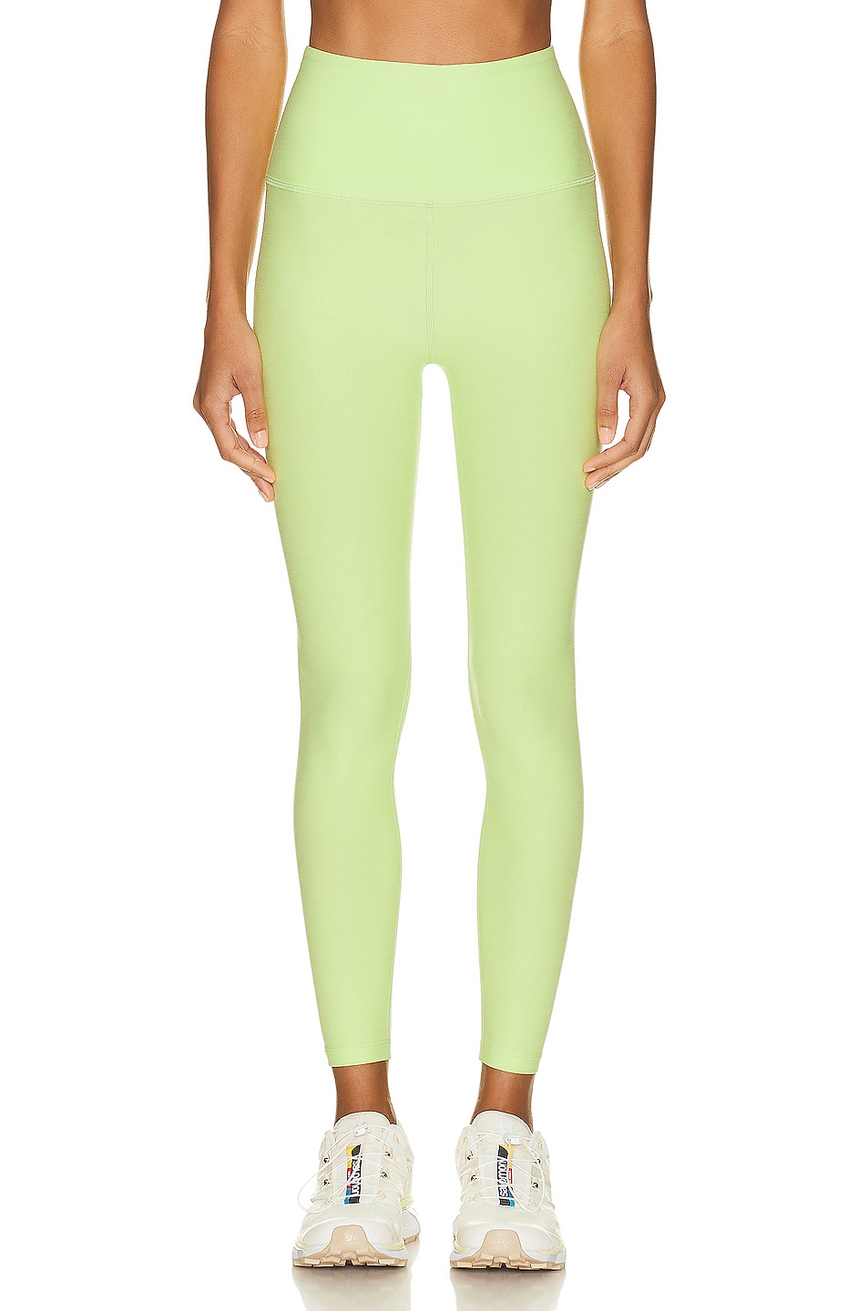 Image 1 of Beyond Yoga Spacedye Caught In The Midi High Waisted Legging in Lime Ice Heather