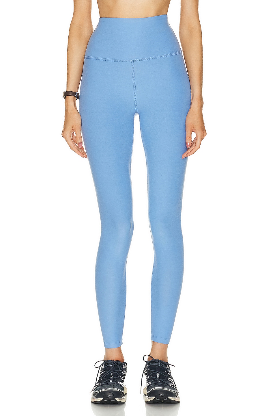 Image 1 of Beyond Yoga Spacedye Caught In The Midi High Waisted Legging in Flower Blue Heather
