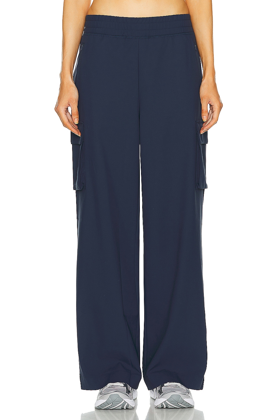 City Chic Cargo Pant in Navy