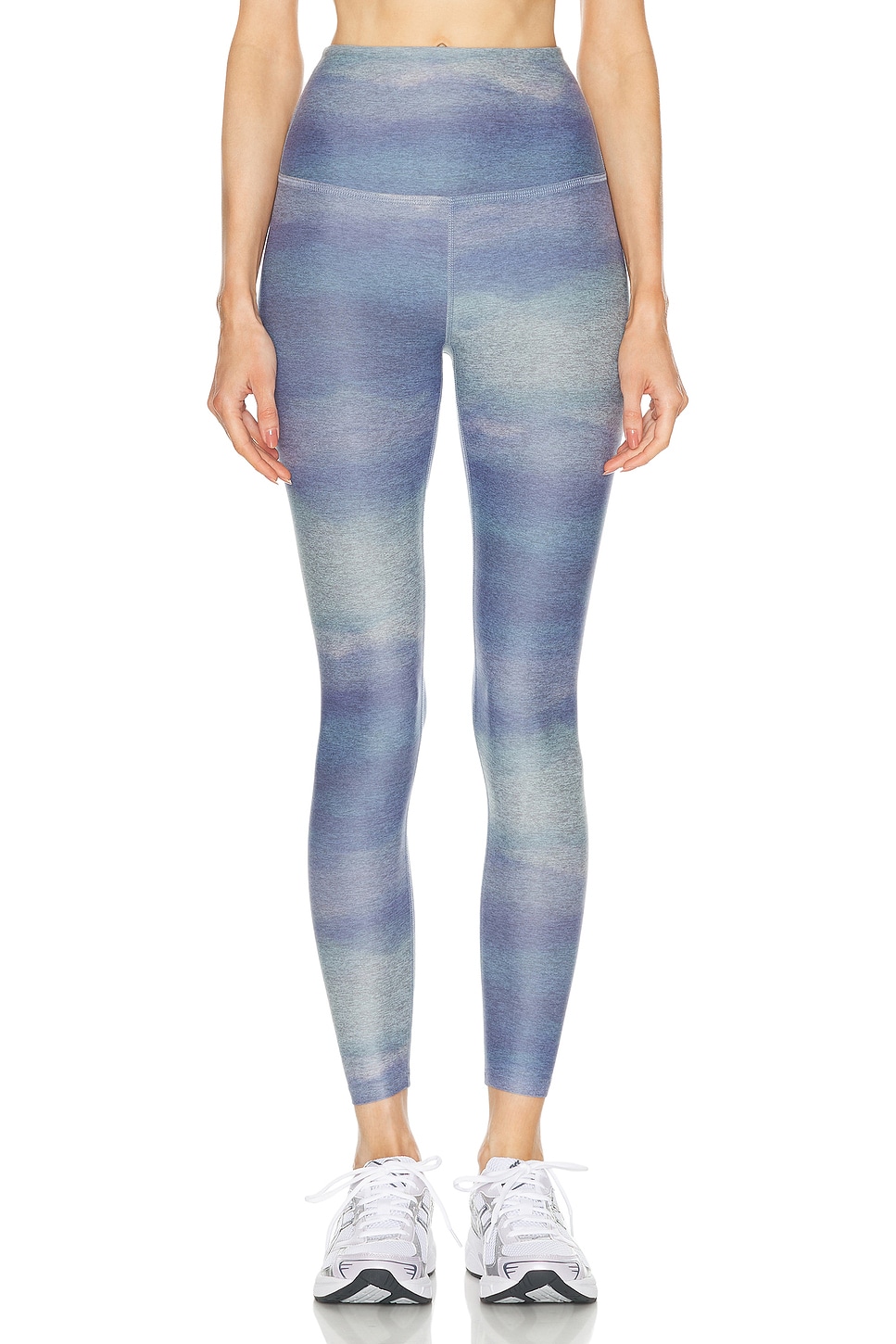 Image 1 of Beyond Yoga Softmark High Waisted Midi Legging in Watercolor Waves