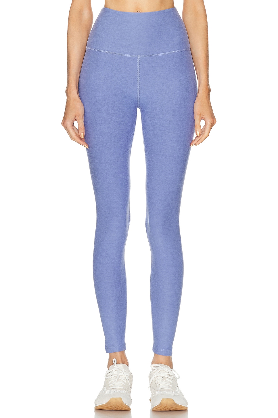 Spacedye Caught in The Midi High Waisted Legging in Blue