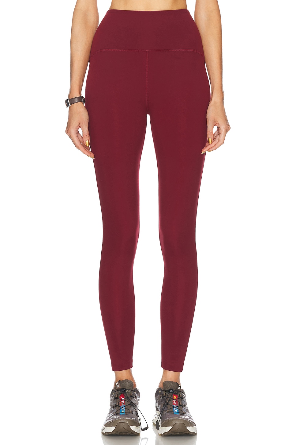 Image 1 of Beyond Yoga Powerbeyond Strive Midi Legging in California Merlot