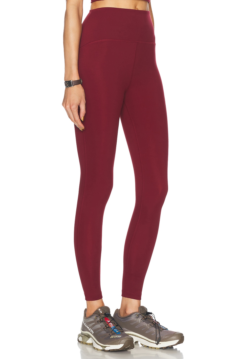 Shop Beyond Yoga Powerbeyond Strive Midi Legging In California Merlot