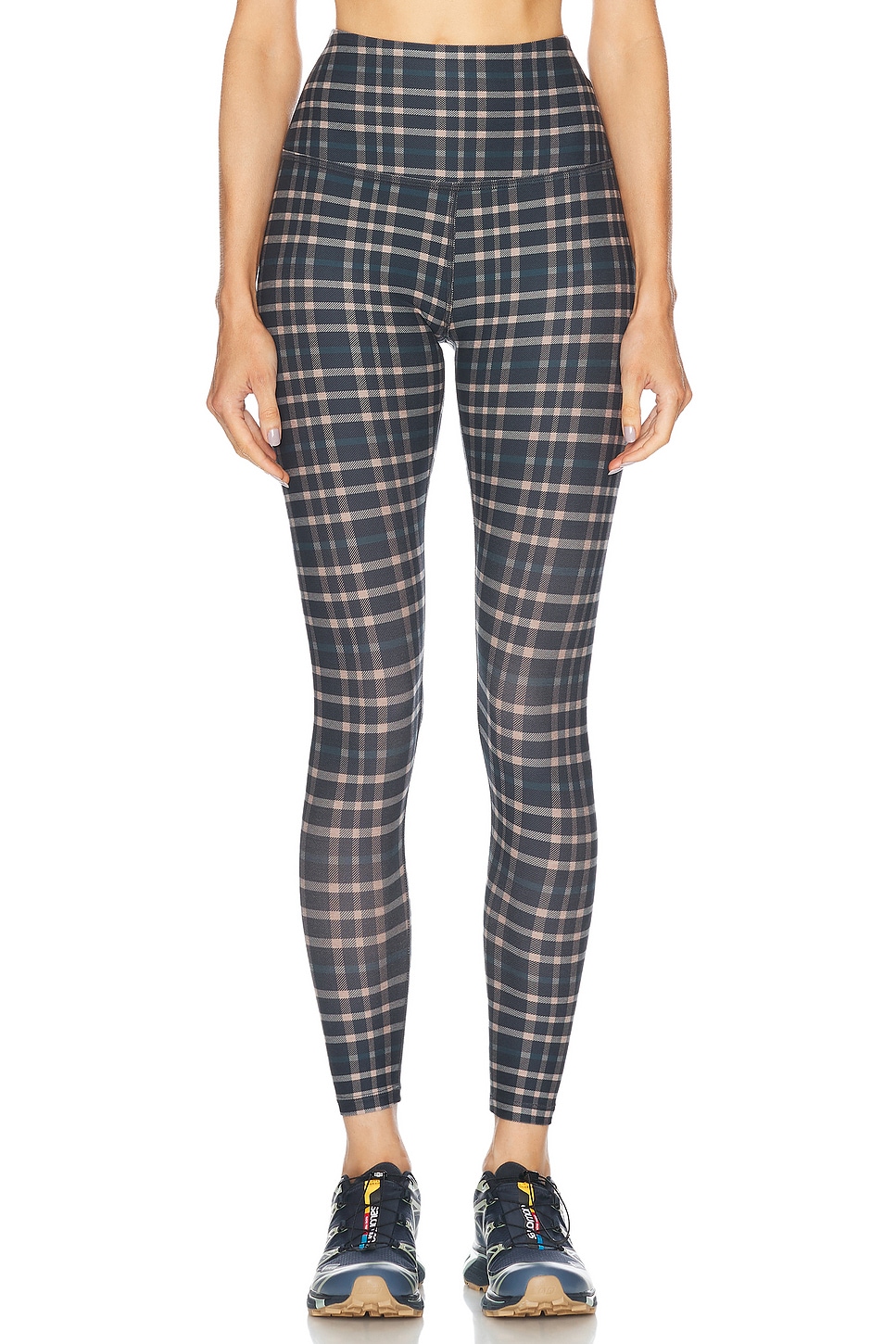 Image 1 of Beyond Yoga Softmark Caught in The Midi High Waisted Midi Legging in Preppy Plaid