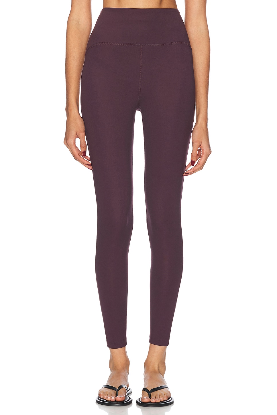 Image 1 of Beyond Yoga Powerbeyond Strive Midi Legging in Rich Plum