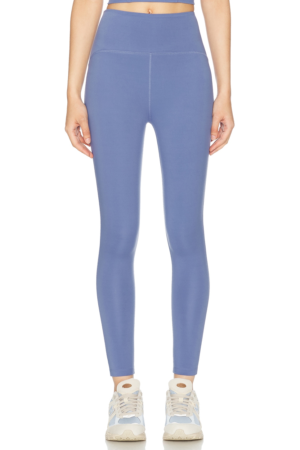 Image 1 of Beyond Yoga Powerbeyond Strive Midi Legging in Hazy Peri