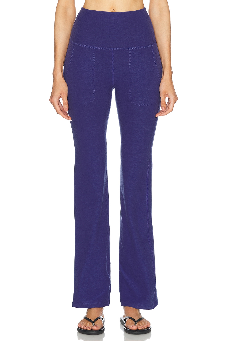 Spacedye High Waisted Practice Pant in Blue