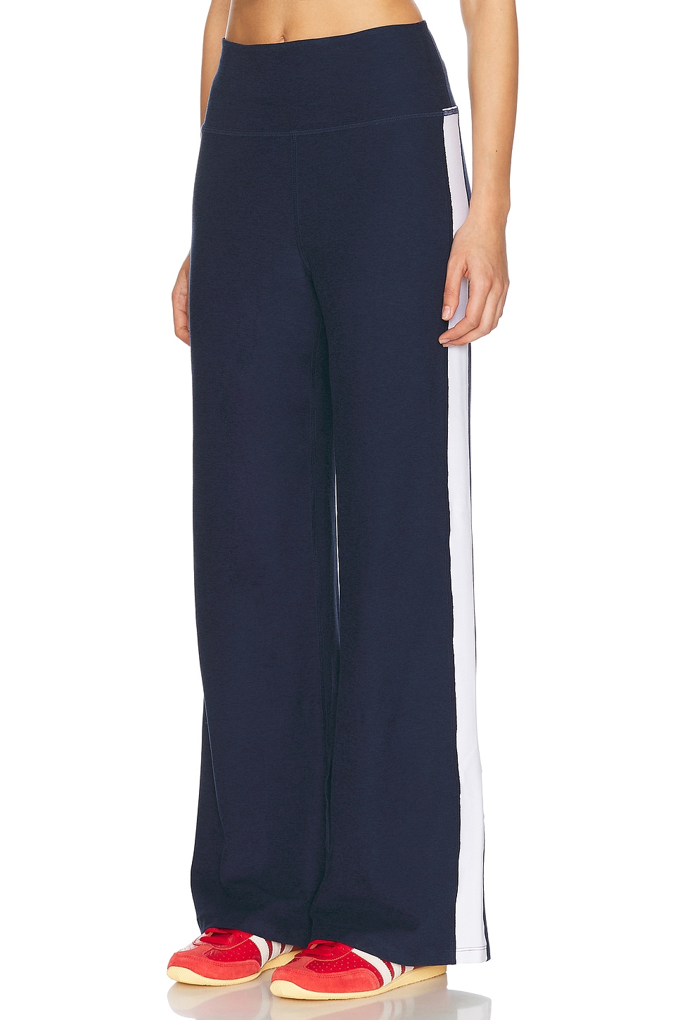 Spacedye Laid Back Stripe Pant in Navy