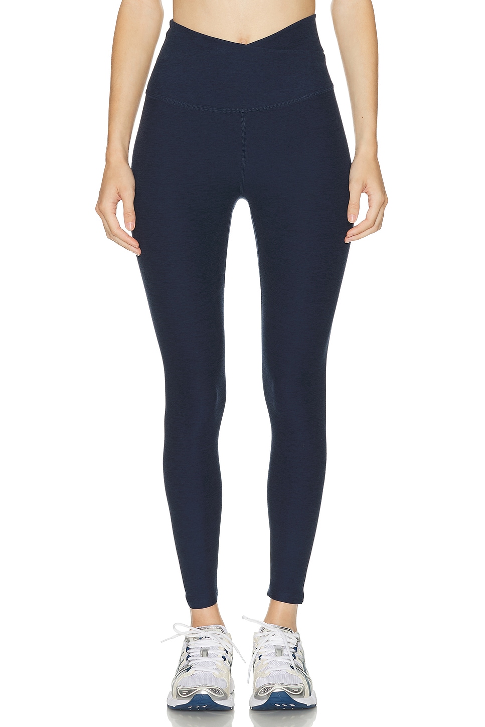 Beyond Yoga Spacedye At Your Leisure High Waisted Midi Legging In Blue