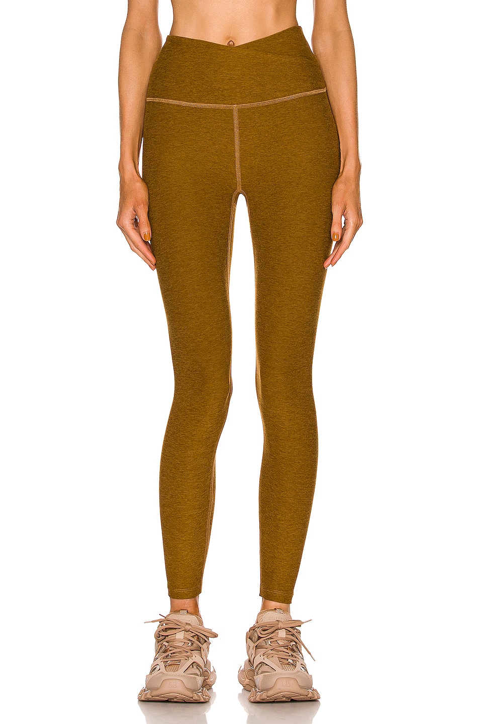 Image 1 of Beyond Yoga At Your Leisure High Waisted Legging in Bronze Gold
