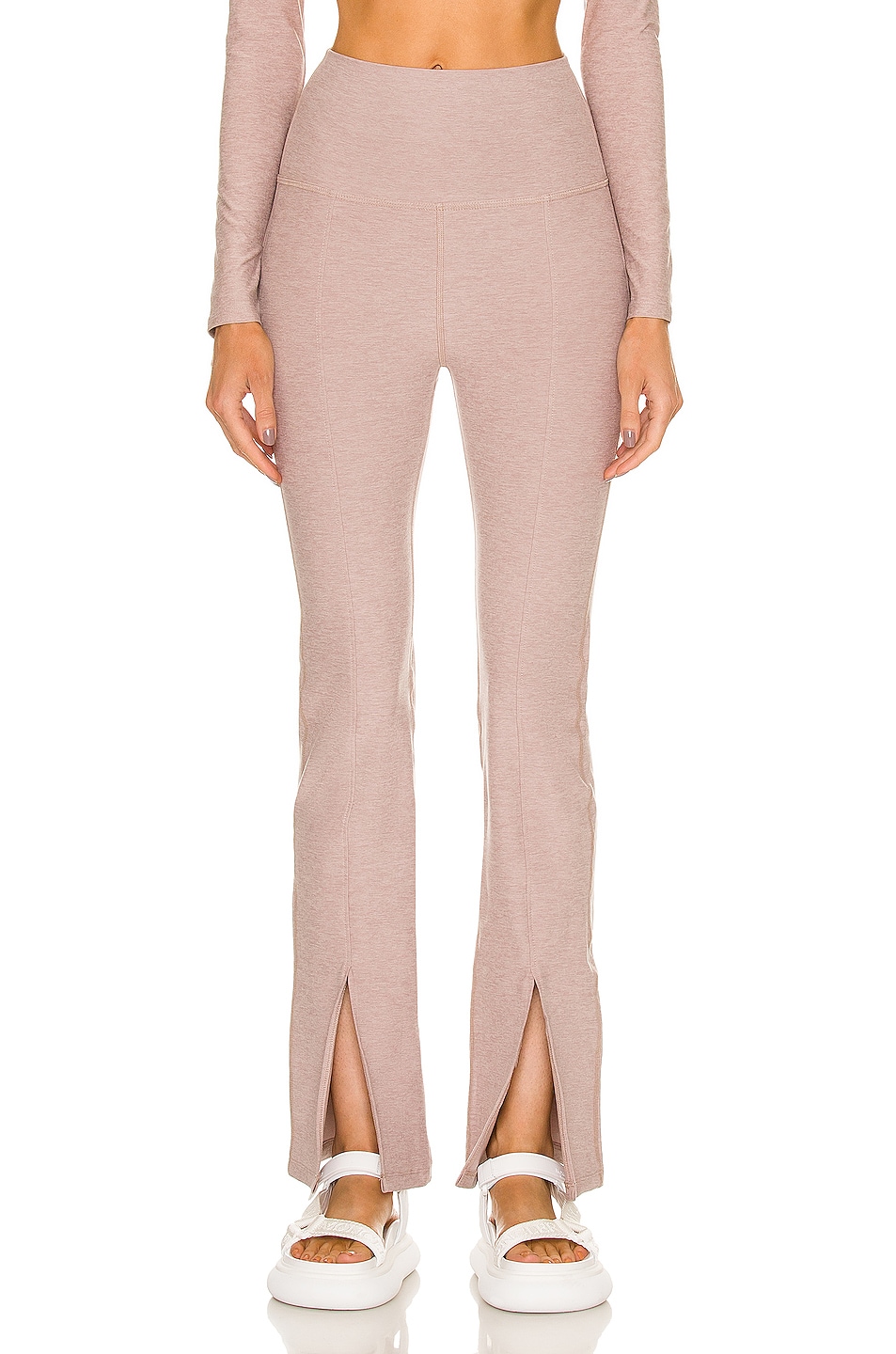 Image 1 of Beyond Yoga Spacedye High Waisted Make The Cut Pant in Chai