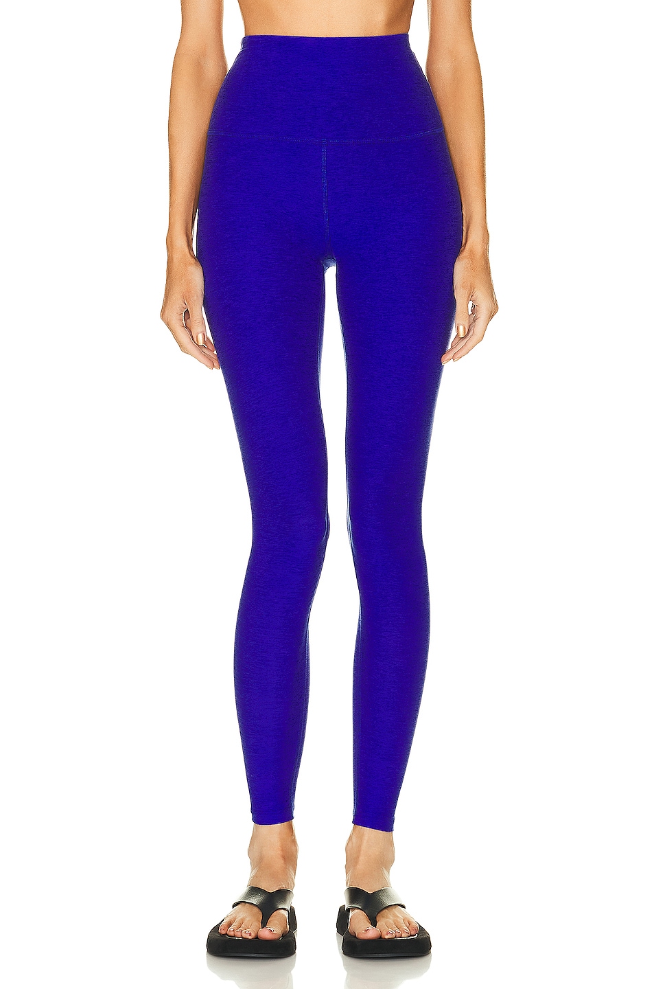 Image 1 of Beyond Yoga Spacedye Take Me Higher Long Legging in Sapphire Blue Heather