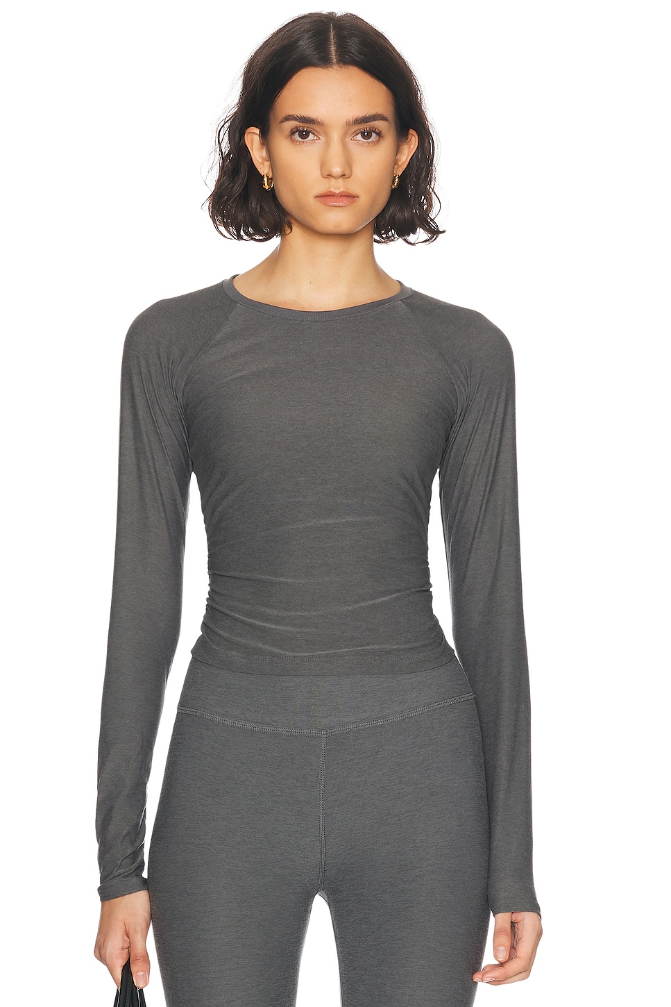 Featherweight Your Fit Long Sleeve Top in Grey