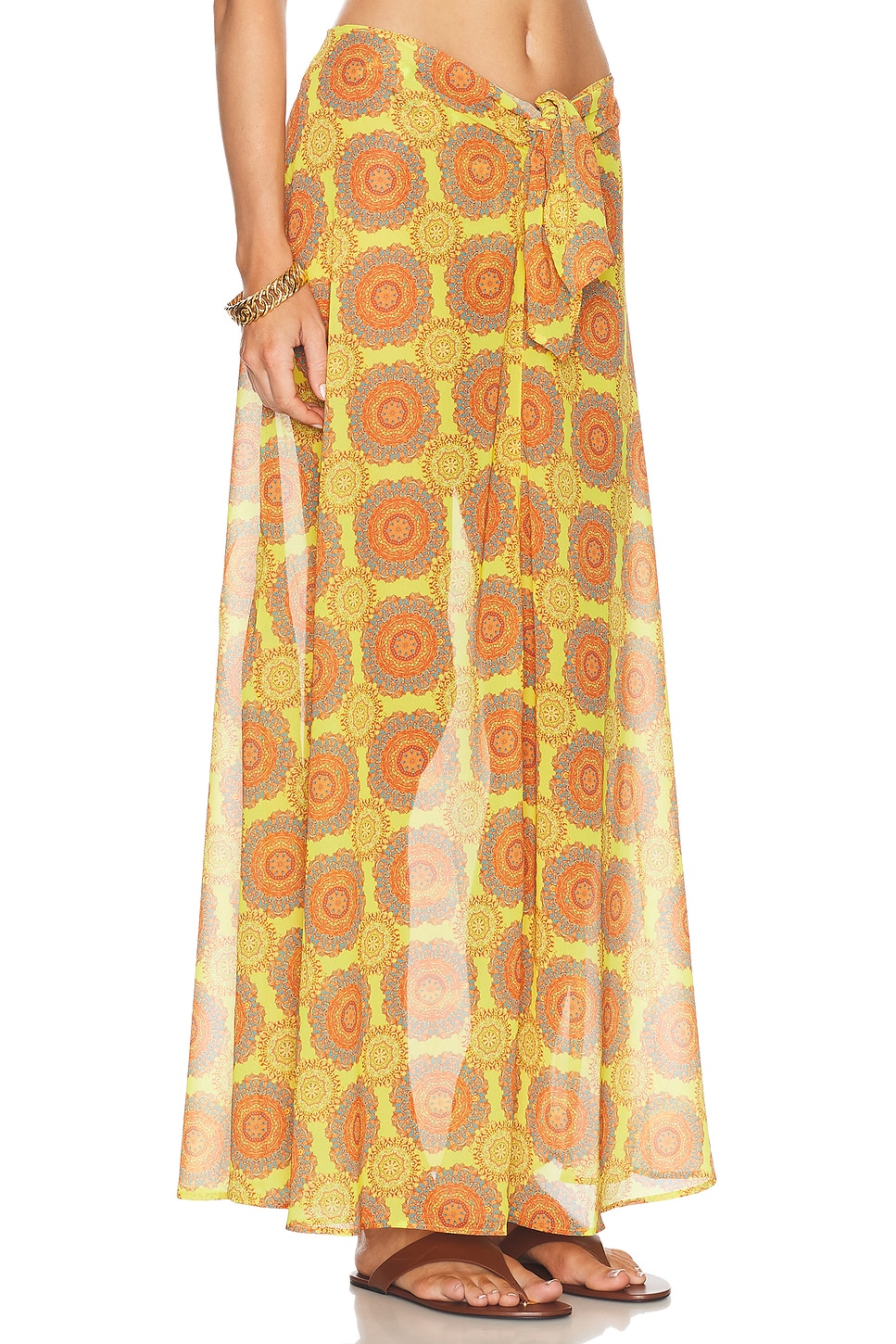 Shop Bananhot Hayzel Skirt In Yellow Sunset