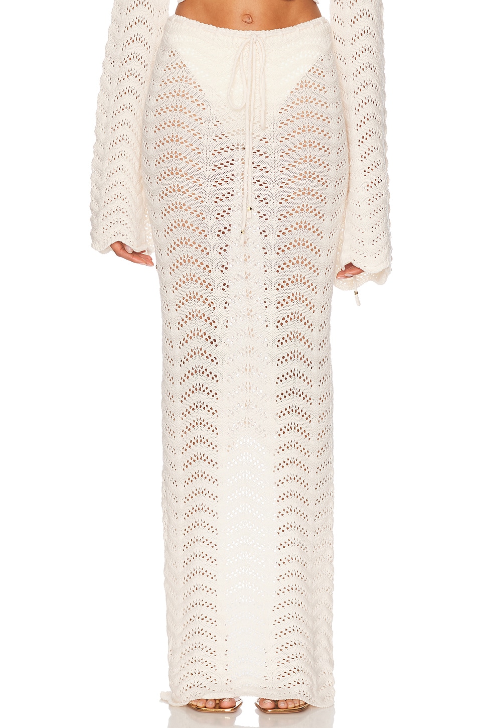 Miana Skirt in Ivory
