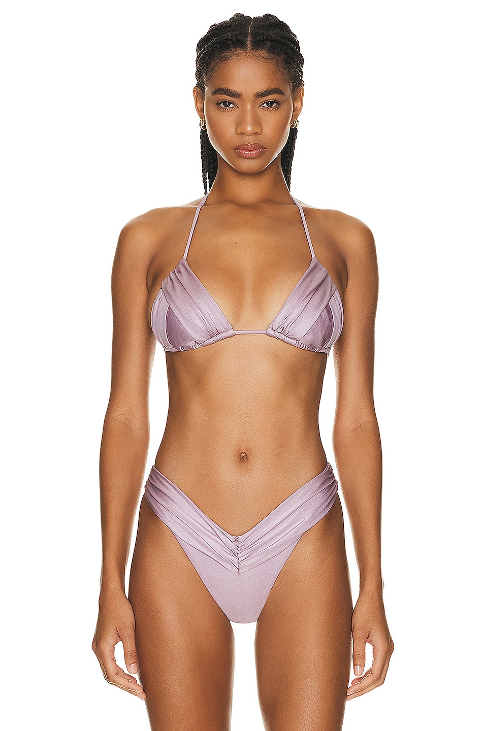 Image 1 of Bananhot Jasmin Bikini Top in Ice Purple