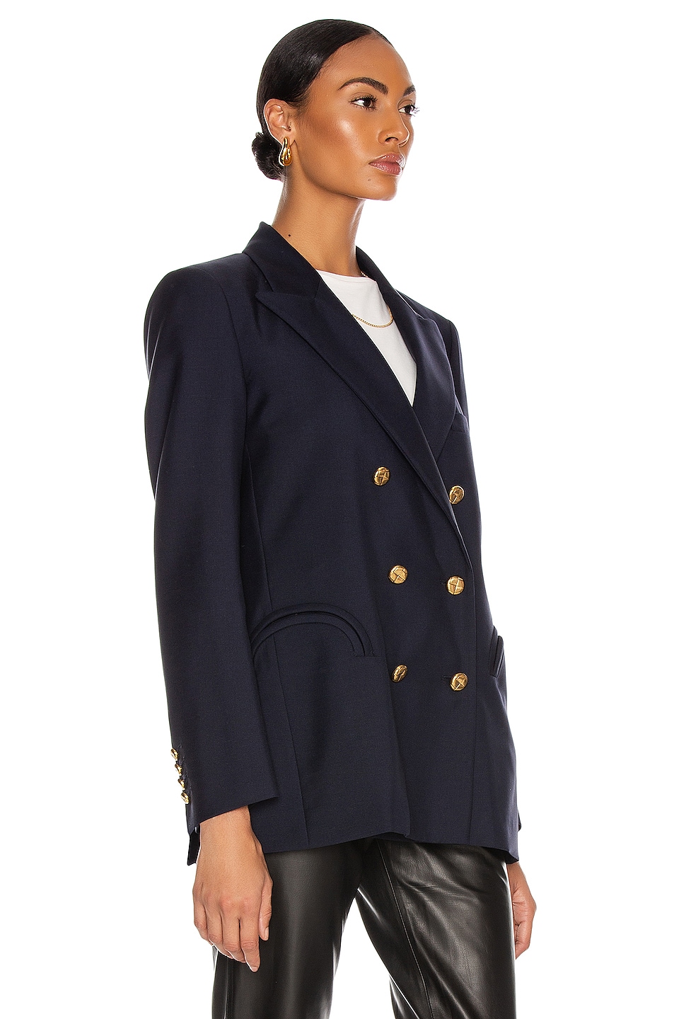 Blaze Milano First Class Navy Everynight Blazer in Navy | FWRD