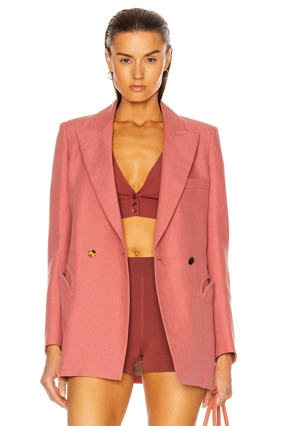 Image 1 of Blaze Milano Midday Sun Cassis Everyday Blazer in Cassis