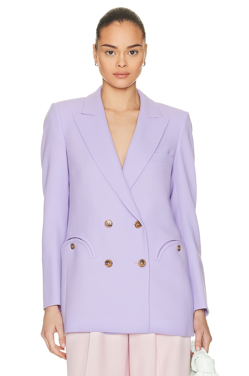 Image 1 of Blaze Milano Cool & Easy Everyday Blazer in Lilac