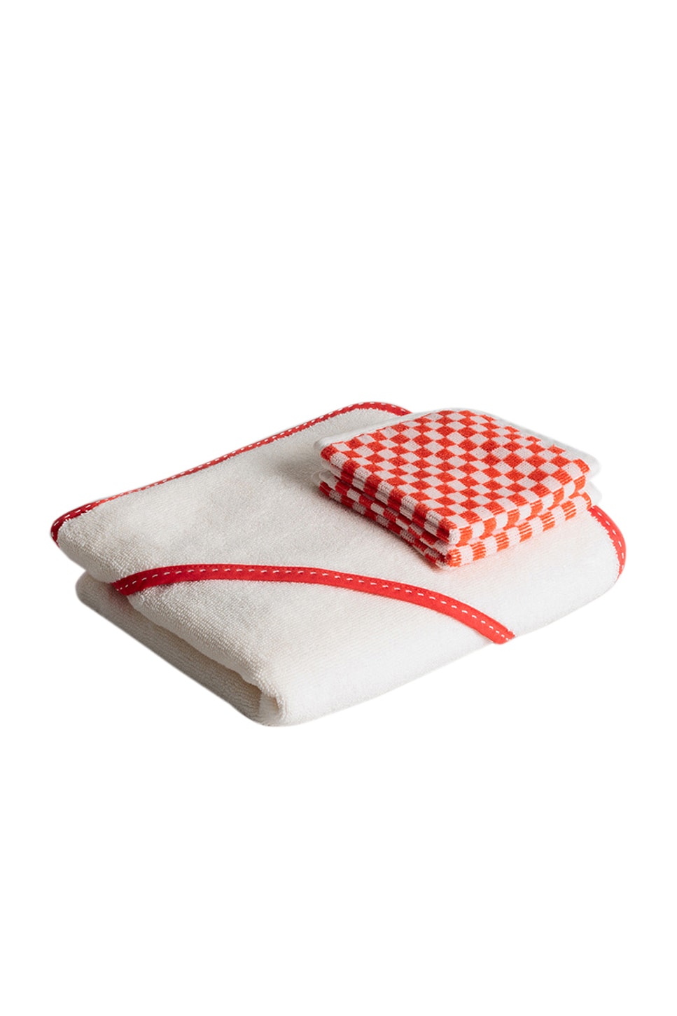 Shop Baina Baby Towel Gift Set In Ivory  Paloma Sun  & Ecru