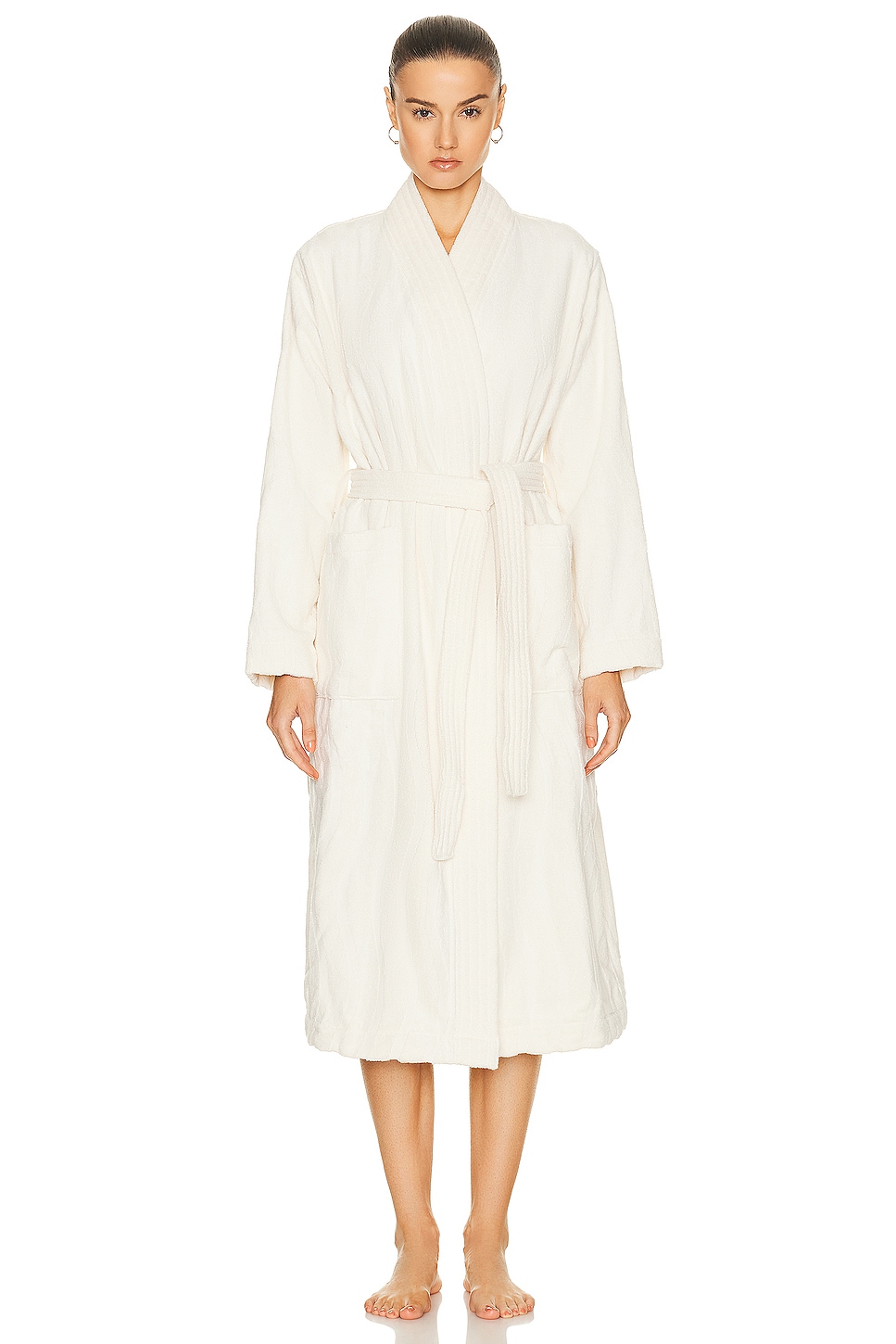 Image 1 of BAINA Bath Robe in Ivory