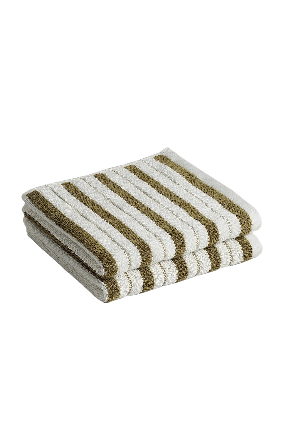 Image 1 of BAINA Hand Towel Set in Caper & Chalk