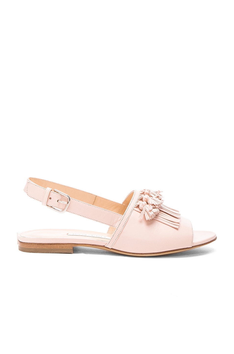 Image 1 of Bionda Castana Leather Aian Sandals in Blush