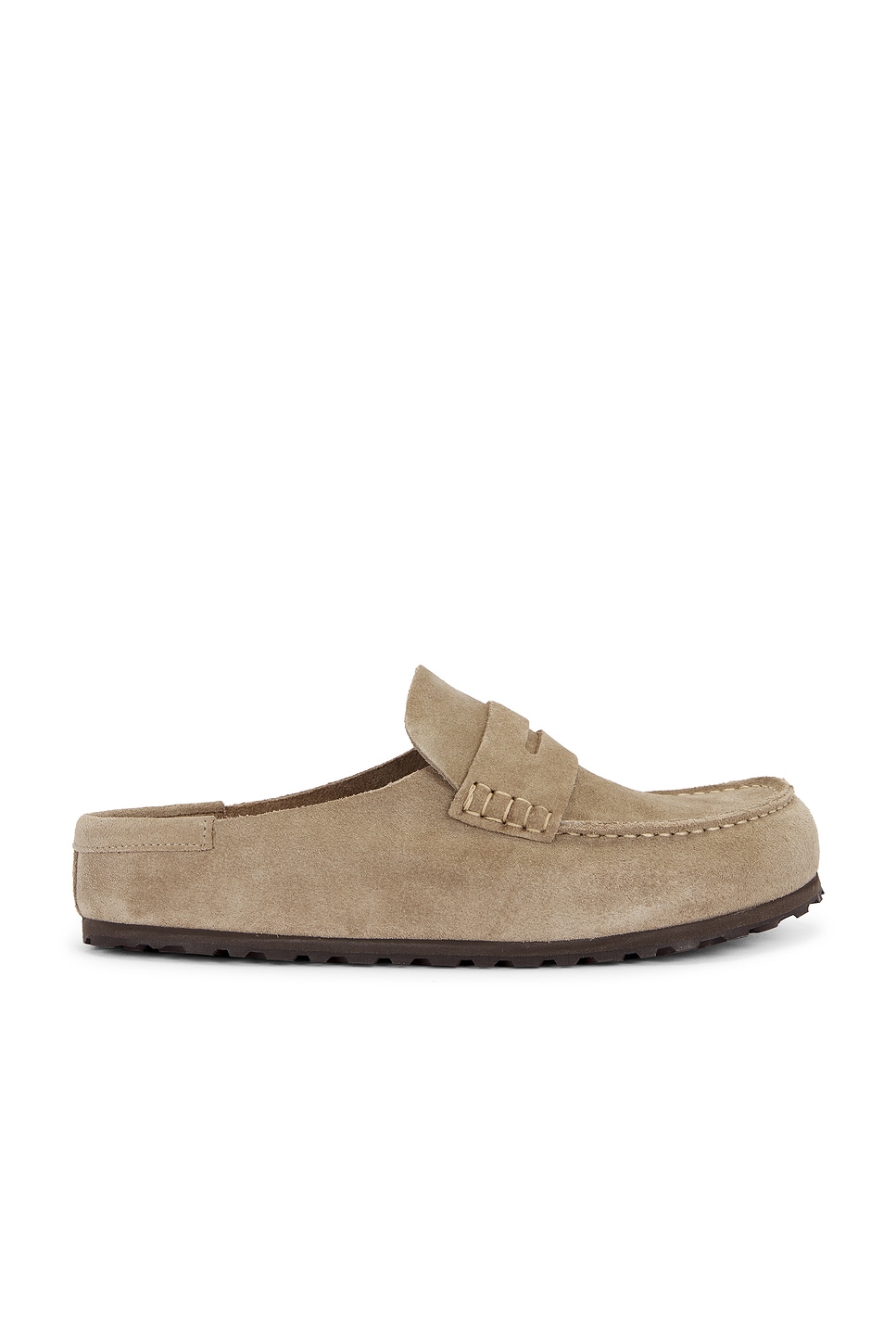 Birkenstock Naples Wrapped Bold Grip Loafer In Brown