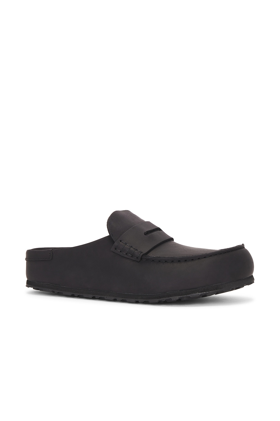 Birkenstock Naples Wrapped Bold Grip Loafer In Black