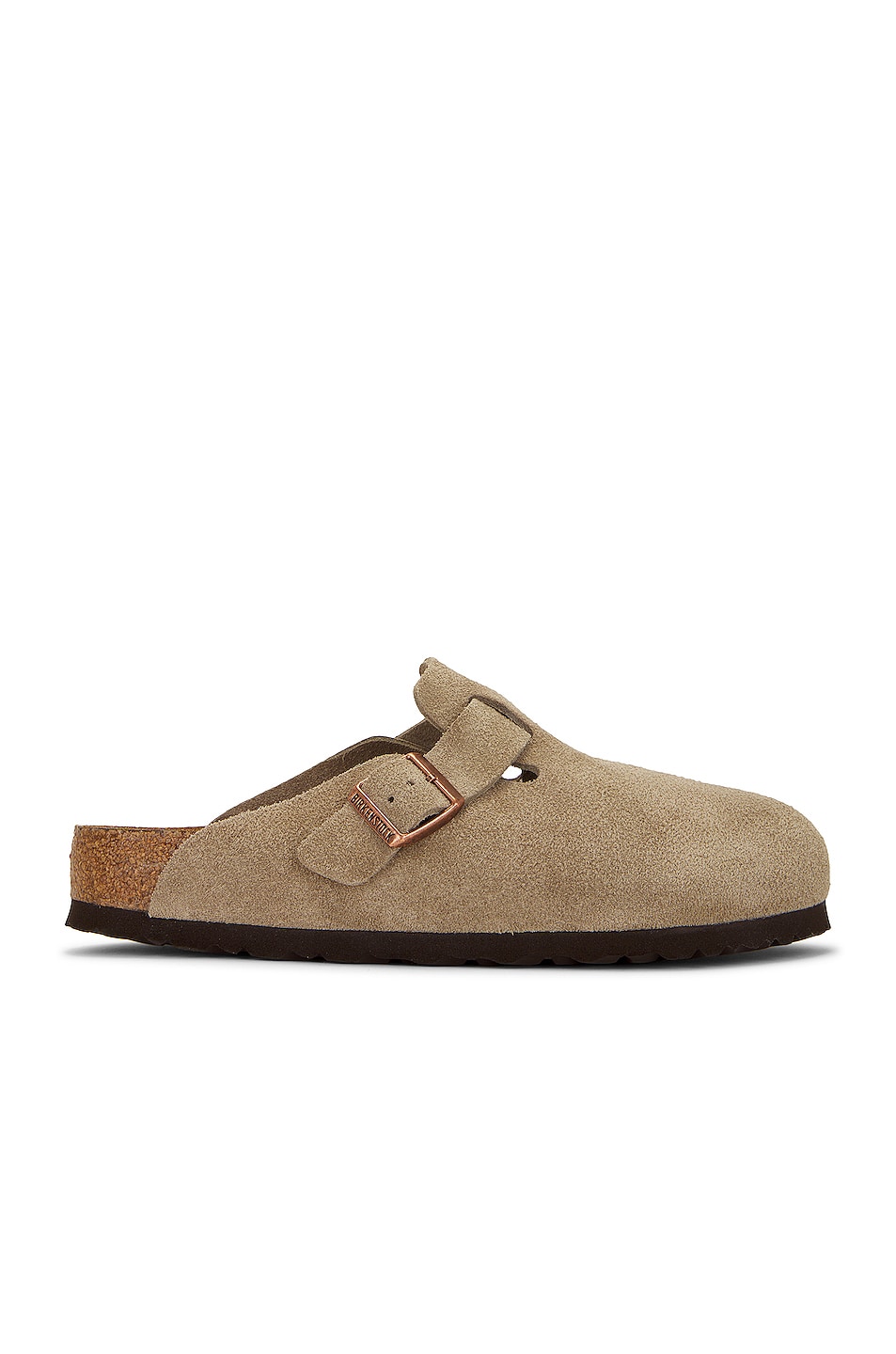 Image 1 of BIRKENSTOCK Boston Soft Footbed in Taupe