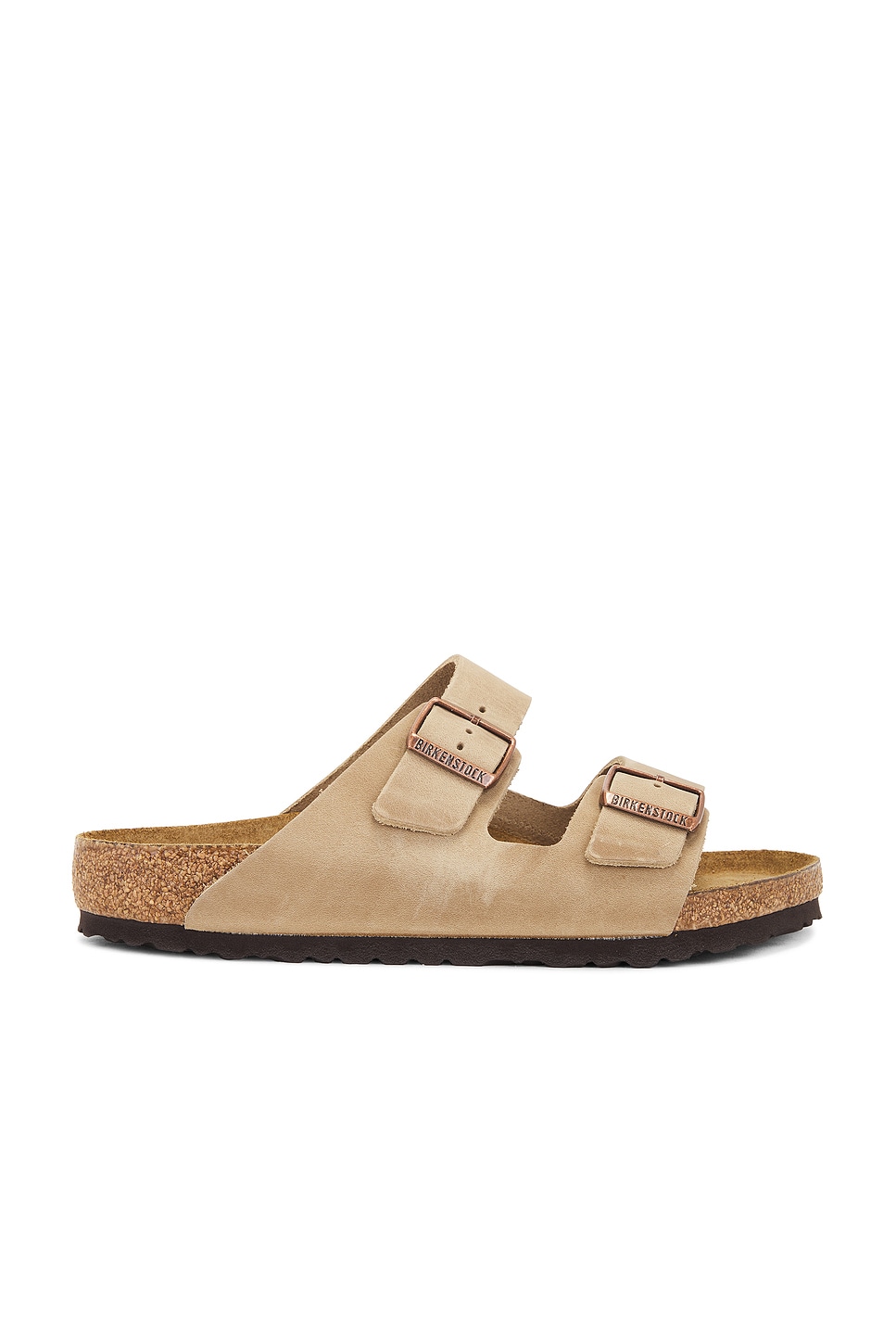 Shop Birkenstock Arizona Sandal In Tobacco Brown