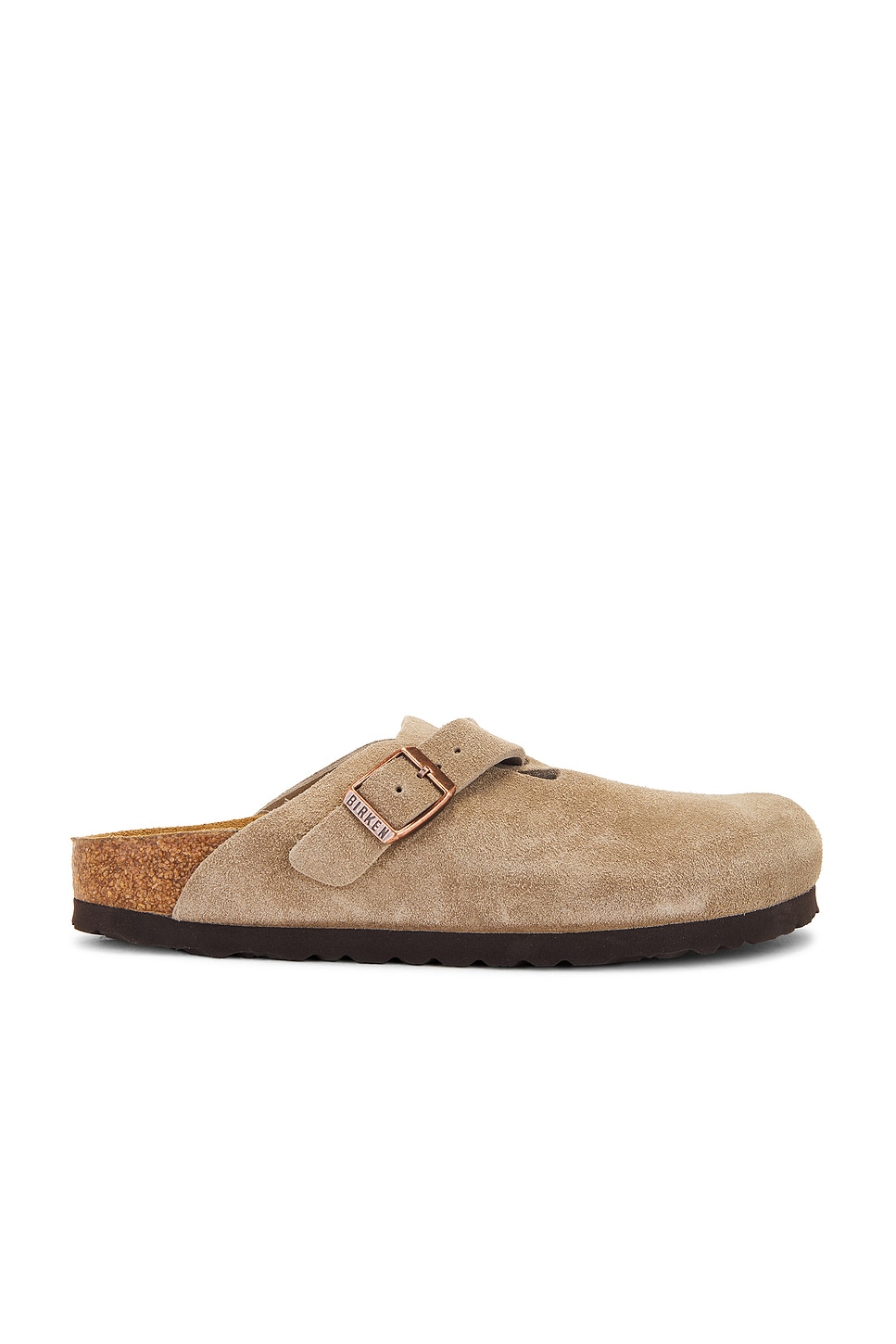 Image 1 of BIRKENSTOCK Boston Soft Footbed Clog in Taupe