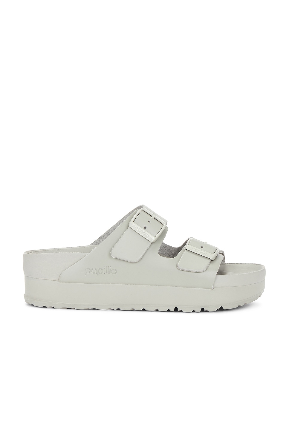 Image 1 of BIRKENSTOCK Arizona Exquisite Platform Sandal in Mineral Gray