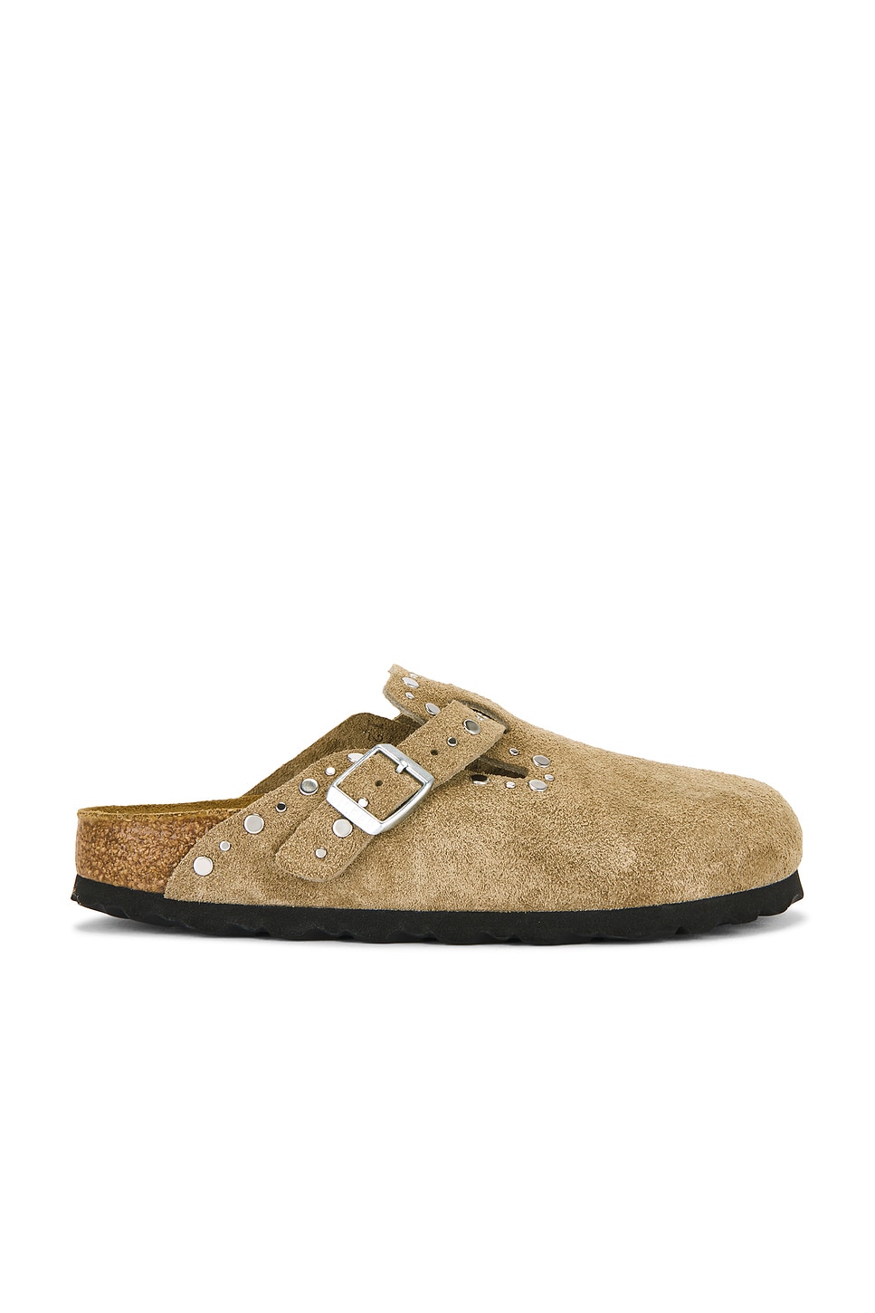 Image 1 of BIRKENSTOCK Boston Rivets Clog in Taupe