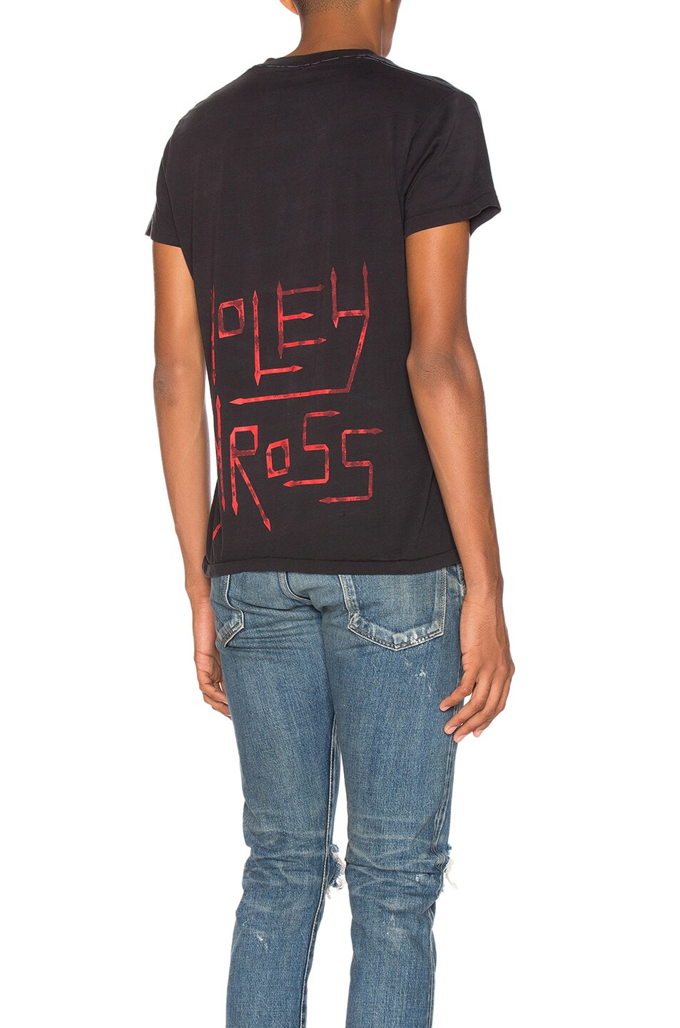 Image 1 of Blackfist Washed Vintage Tee in BLACK COTTON