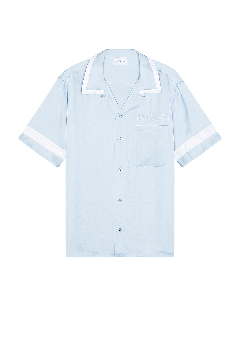 Image 1 of Blue Sky Inn Waiter Shirt in Baby Blue