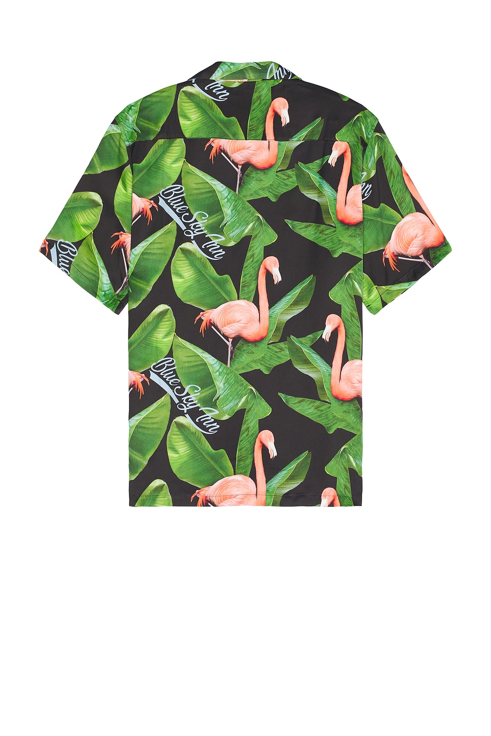 Shop Blue Sky Inn Flamingo Shirt In Multi