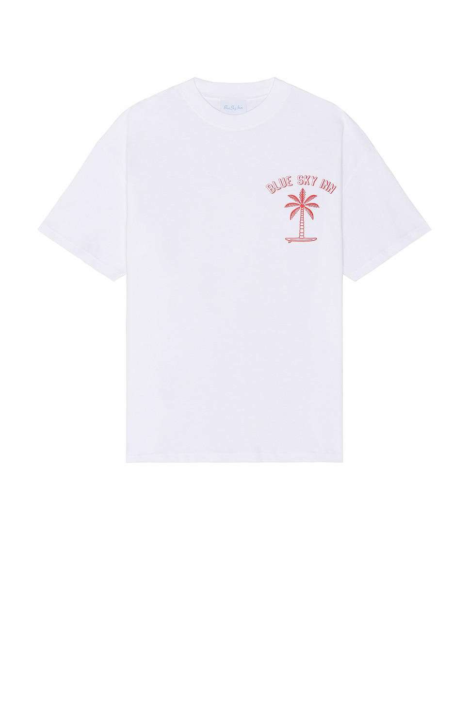 Shop Blue Sky Inn Surf Palm T-shirt In White