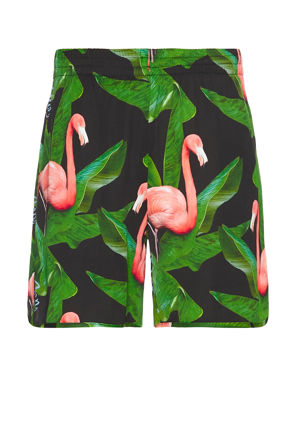 Shop Blue Sky Inn Flamingo Swim Shorts In Green