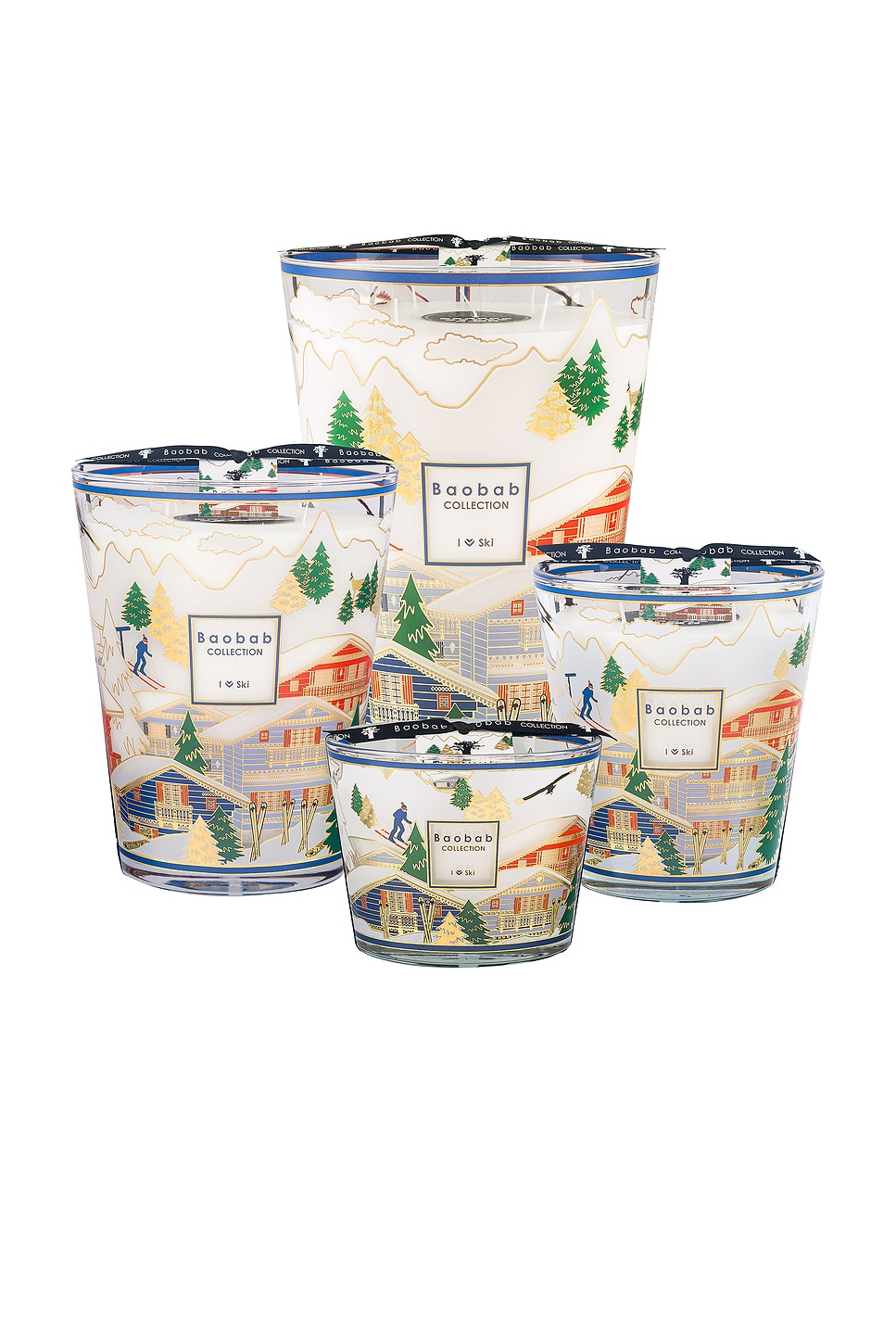 Baobab Collection I Love Ski Max 16 Candle In Multi