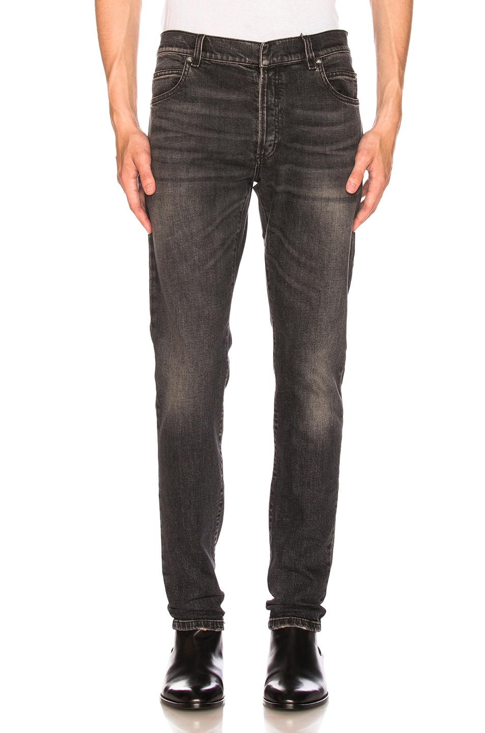 Image 1 of BALMAIN 6 Pocket Jeans in Black