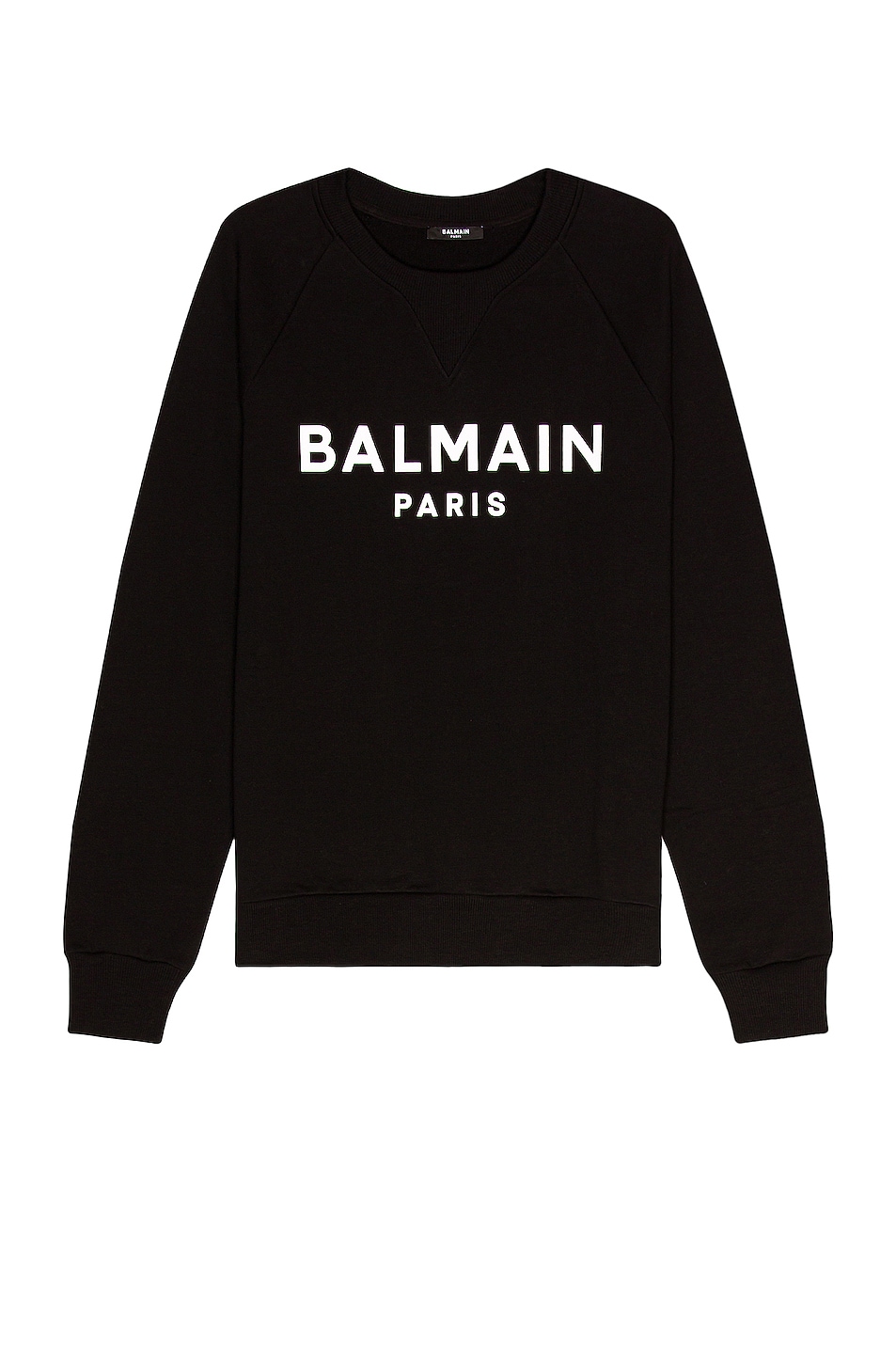 Image 1 of BALMAIN Printed Sweatshirt in Noir & Blanc