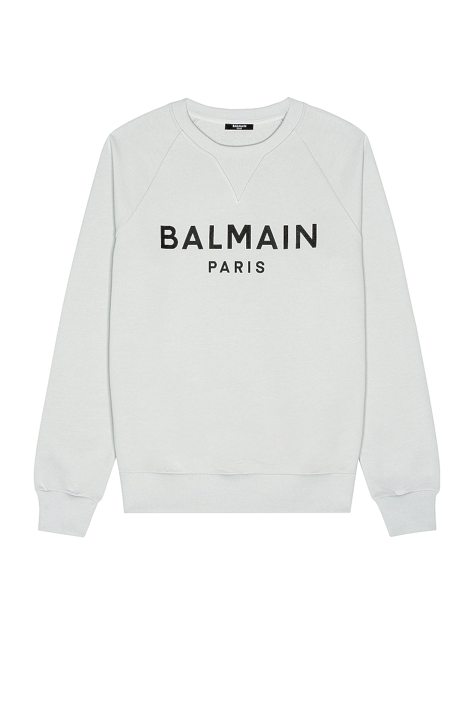 Image 1 of BALMAIN Balmain Printed Sweatshirt in YDV GRIS CLAIR/NOIR